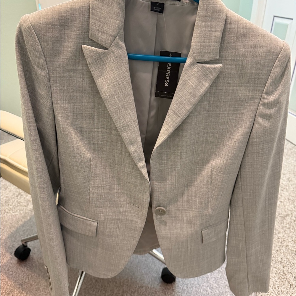 Express Gray Women’s Blazer - NWT